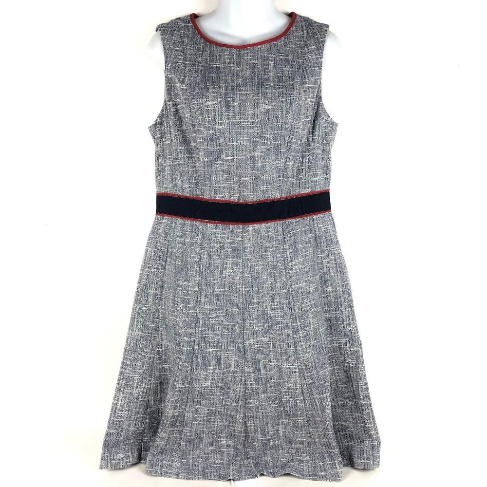 Boden Blue and Red Sleeveless Dress Matilda